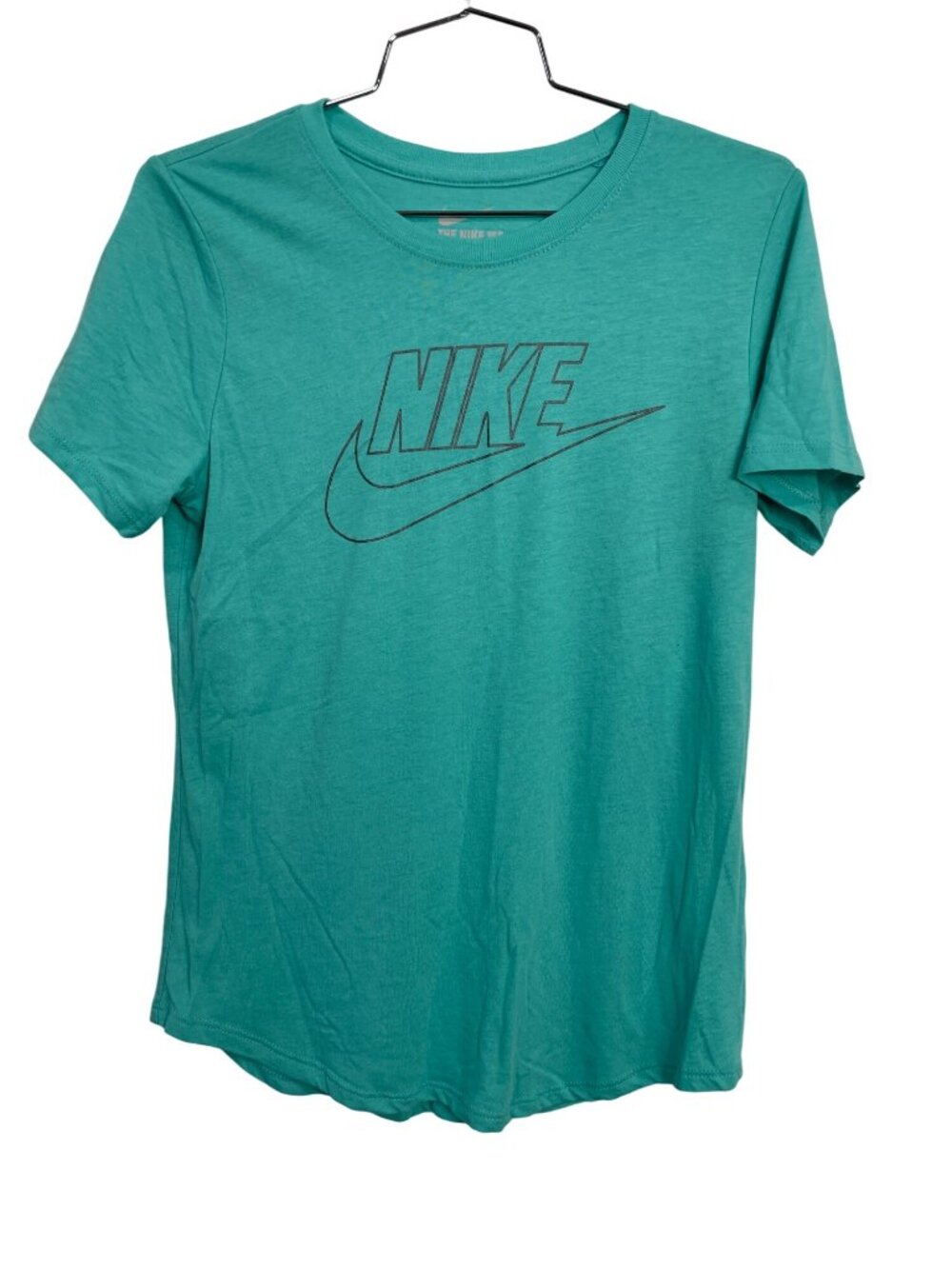 Nike Tee Medium Tri Blend Athletic Fit Graphic T-Shirt Crewneck Teal Athleisure